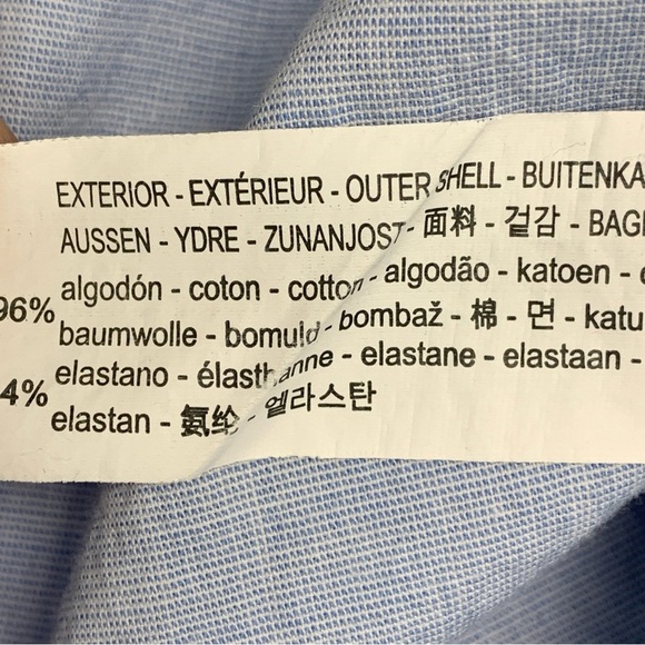 Zara Chambray Ruffle Sleeve Shift Dress - Picture 7 of 7